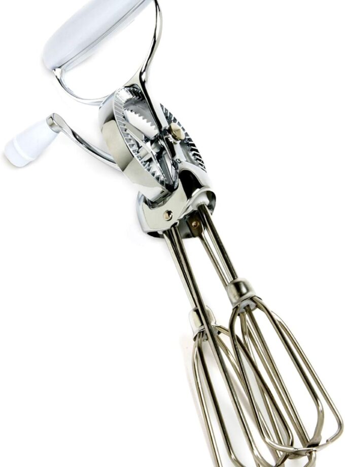 Egg Beater Classic Hand Crank Style 18/10 Stainless Steel Mixer 12 Inches