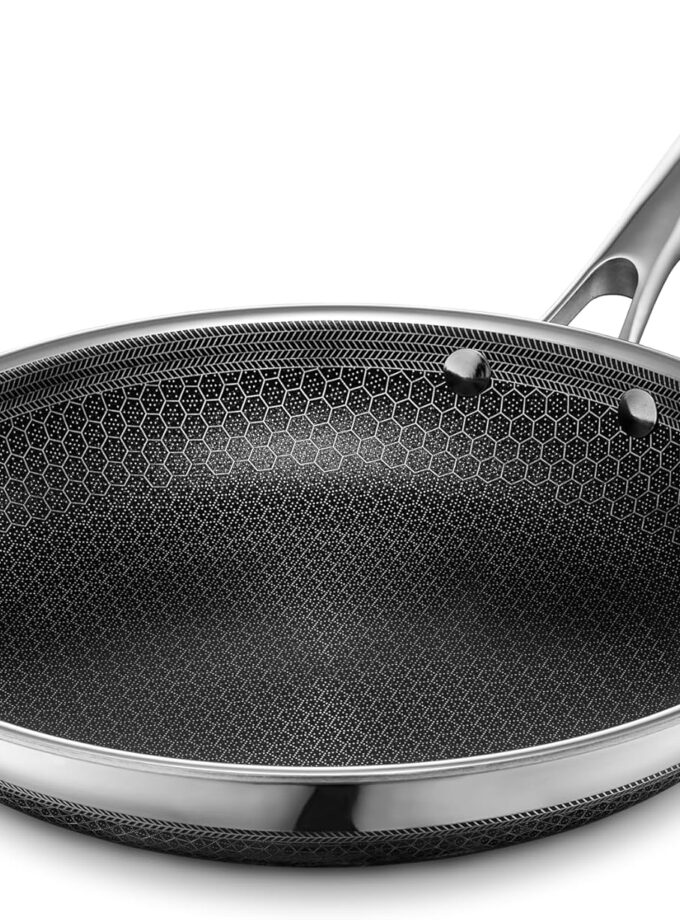 Hybrid Nonstick 10-Inch Frying Pan, Stay-Cool Handle, Dishwasher-Friendly, Oven-Safe Up to 900°F, Induction-Ready, Compatible with All Cooktops